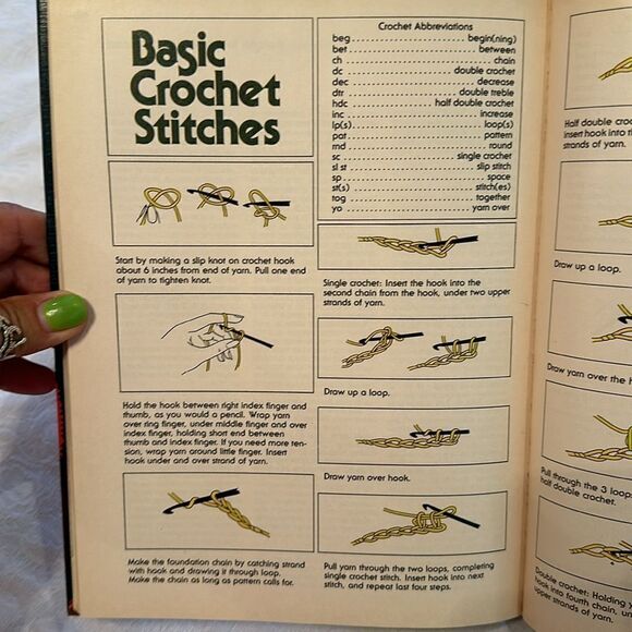 Book Crocheting and Knitting Patterns Vintage Better Homes and Gardens 1977 - Picture 8 of 13